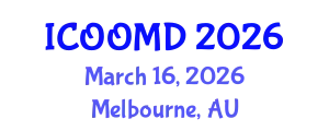 International Conference on Osteoporosis, Osteoarthritis and Musculoskeletal Diseases (ICOOMD) March 16, 2026 - Melbourne, Australia