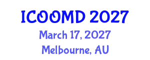 International Conference on Osteoporosis, Osteoarthritis and Musculoskeletal Diseases (ICOOMD) March 17, 2027 - Melbourne, Australia