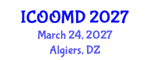 International Conference on Osteoporosis, Osteoarthritis and Musculoskeletal Diseases (ICOOMD) March 24, 2027 - Algiers, Algeria