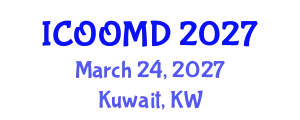 International Conference on Osteoporosis, Osteoarthritis and Musculoskeletal Diseases (ICOOMD) March 24, 2027 - Kuwait, Kuwait