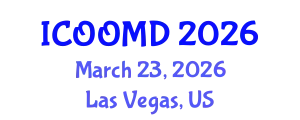 International Conference on Osteoporosis, Osteoarthritis and Musculoskeletal Diseases (ICOOMD) March 23, 2026 - Las Vegas, United States