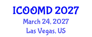 International Conference on Osteoporosis, Osteoarthritis and Musculoskeletal Diseases (ICOOMD) March 24, 2027 - Las Vegas, United States