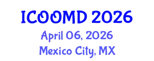 International Conference on Osteoporosis, Osteoarthritis and Musculoskeletal Diseases (ICOOMD) April 06, 2026 - Mexico City, Mexico