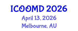 International Conference on Osteoporosis, Osteoarthritis and Musculoskeletal Diseases (ICOOMD) April 13, 2026 - Melbourne, Australia