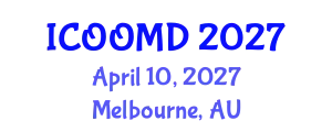 International Conference on Osteoporosis, Osteoarthritis and Musculoskeletal Diseases (ICOOMD) April 10, 2027 - Melbourne, Australia