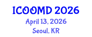 International Conference on Osteoporosis, Osteoarthritis and Musculoskeletal Diseases (ICOOMD) April 13, 2026 - Seoul, Republic of Korea