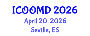 International Conference on Osteoporosis, Osteoarthritis and Musculoskeletal Diseases (ICOOMD) April 20, 2026 - Seville, Spain