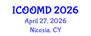 International Conference on Osteoporosis, Osteoarthritis and Musculoskeletal Diseases (ICOOMD) April 27, 2026 - Nicosia, Cyprus