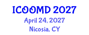International Conference on Osteoporosis, Osteoarthritis and Musculoskeletal Diseases (ICOOMD) April 24, 2027 - Nicosia, Cyprus
