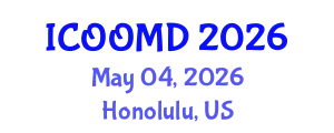 International Conference on Osteoporosis, Osteoarthritis and Musculoskeletal Diseases (ICOOMD) May 04, 2026 - Honolulu, United States