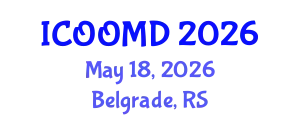 International Conference on Osteoporosis, Osteoarthritis and Musculoskeletal Diseases (ICOOMD) May 18, 2026 - Belgrade, Serbia