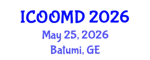 International Conference on Osteoporosis, Osteoarthritis and Musculoskeletal Diseases (ICOOMD) May 25, 2026 - Batumi, Georgia
