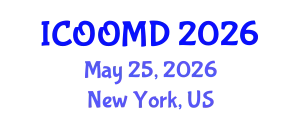 International Conference on Osteoporosis, Osteoarthritis and Musculoskeletal Diseases (ICOOMD) May 25, 2026 - New York, United States
