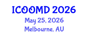 International Conference on Osteoporosis, Osteoarthritis and Musculoskeletal Diseases (ICOOMD) May 25, 2026 - Melbourne, Australia