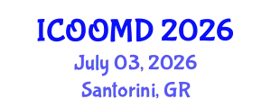 International Conference on Osteoporosis, Osteoarthritis and Musculoskeletal Diseases (ICOOMD) July 03, 2026 - Santorini, Greece