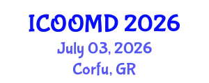 International Conference on Osteoporosis, Osteoarthritis and Musculoskeletal Diseases (ICOOMD) July 03, 2026 - Corfu, Greece
