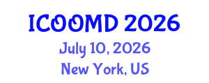 International Conference on Osteoporosis, Osteoarthritis and Musculoskeletal Diseases (ICOOMD) July 10, 2026 - New York, United States