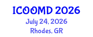 International Conference on Osteoporosis, Osteoarthritis and Musculoskeletal Diseases (ICOOMD) July 24, 2026 - Rhodes, Greece