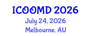 International Conference on Osteoporosis, Osteoarthritis and Musculoskeletal Diseases (ICOOMD) July 24, 2026 - Melbourne, Australia