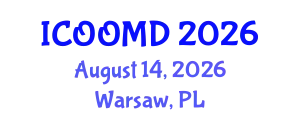 International Conference on Osteoporosis, Osteoarthritis and Musculoskeletal Diseases (ICOOMD) August 14, 2026 - Warsaw, Poland