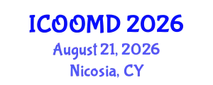 International Conference on Osteoporosis, Osteoarthritis and Musculoskeletal Diseases (ICOOMD) August 21, 2026 - Nicosia, Cyprus