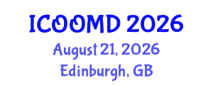 International Conference on Osteoporosis, Osteoarthritis and Musculoskeletal Diseases (ICOOMD) August 21, 2026 - Edinburgh, United Kingdom
