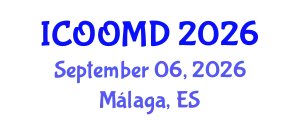 International Conference on Osteoporosis, Osteoarthritis and Musculoskeletal Diseases (ICOOMD) September 06, 2026 - Málaga, Spain