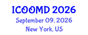 International Conference on Osteoporosis, Osteoarthritis and Musculoskeletal Diseases (ICOOMD) September 09, 2026 - New York, United States