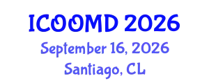 International Conference on Osteoporosis, Osteoarthritis and Musculoskeletal Diseases (ICOOMD) September 16, 2026 - Santiago, Chile