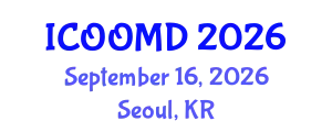 International Conference on Osteoporosis, Osteoarthritis and Musculoskeletal Diseases (ICOOMD) September 16, 2026 - Seoul, Republic of Korea