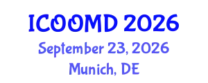 International Conference on Osteoporosis, Osteoarthritis and Musculoskeletal Diseases (ICOOMD) September 23, 2026 - Munich, Germany