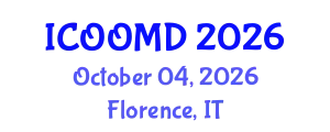 International Conference on Osteoporosis, Osteoarthritis and Musculoskeletal Diseases (ICOOMD) October 04, 2026 - Florence, Italy