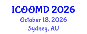 International Conference on Osteoporosis, Osteoarthritis and Musculoskeletal Diseases (ICOOMD) October 18, 2026 - Sydney, Australia