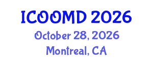 International Conference on Osteoporosis, Osteoarthritis and Musculoskeletal Diseases (ICOOMD) October 28, 2026 - Montreal, Canada