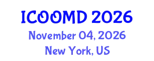 International Conference on Osteoporosis, Osteoarthritis and Musculoskeletal Diseases (ICOOMD) November 04, 2026 - New York, United States