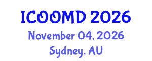International Conference on Osteoporosis, Osteoarthritis and Musculoskeletal Diseases (ICOOMD) November 04, 2026 - Sydney, Australia