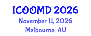 International Conference on Osteoporosis, Osteoarthritis and Musculoskeletal Diseases (ICOOMD) November 11, 2026 - Melbourne, Australia