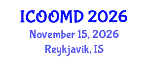 International Conference on Osteoporosis, Osteoarthritis and Musculoskeletal Diseases (ICOOMD) November 15, 2026 - Reykjavik, Iceland