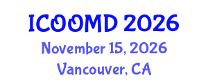 International Conference on Osteoporosis, Osteoarthritis and Musculoskeletal Diseases (ICOOMD) November 15, 2026 - Vancouver, Canada