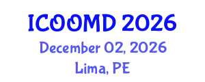 International Conference on Osteoporosis, Osteoarthritis and Musculoskeletal Diseases (ICOOMD) December 02, 2026 - Lima, Peru