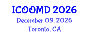 International Conference on Osteoporosis, Osteoarthritis and Musculoskeletal Diseases (ICOOMD) December 09, 2026 - Toronto, Canada