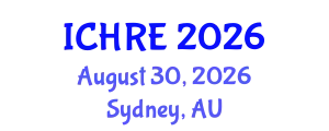 International Conference on Human Reproduction and Embryology (ICHRE) August 30, 2026 - Sydney, Australia