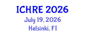 International Conference on Human Reproduction and Embryology (ICHRE) July 19, 2026 - Helsinki, Finland