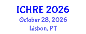 International Conference on Human Reproduction and Embryology (ICHRE) October 28, 2026 - Lisbon, Portugal