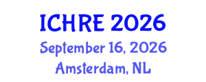 International Conference on Human Reproduction and Embryology (ICHRE) September 16, 2026 - Amsterdam, Netherlands
