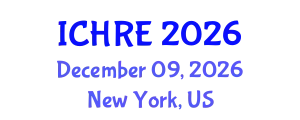 International Conference on Human Reproduction and Embryology (ICHRE) December 09, 2026 - New York, United States