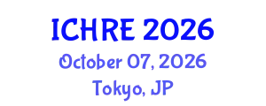International Conference on Human Reproduction and Embryology (ICHRE) October 07, 2026 - Tokyo, Japan