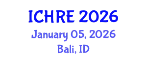 International Conference on Human Reproduction and Embryology (ICHRE) January 05, 2026 - Bali, Indonesia