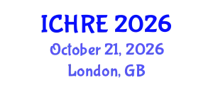 International Conference on Human Reproduction and Embryology (ICHRE) October 21, 2026 - London, United Kingdom