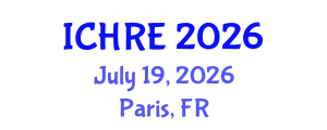 International Conference on Human Reproduction and Embryology (ICHRE) July 19, 2026 - Paris, France